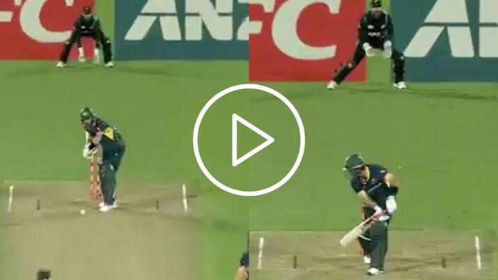 [Watch] Glenn Maxwell Cleaned Up By Ferguson's Thunderbolt In NZ Vs AUS 1st T20I